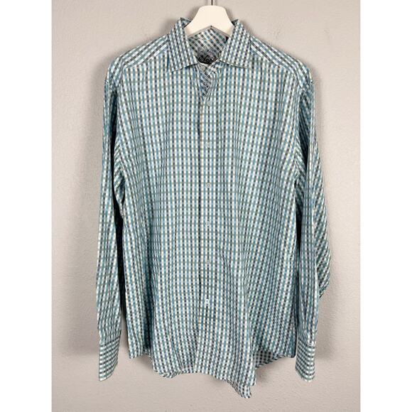 Robert Graham Other - Robert Graham Plaid Button Down Embroidered Shirt